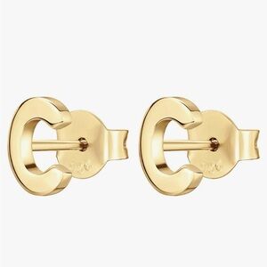 Letter C earrings from PAVOI